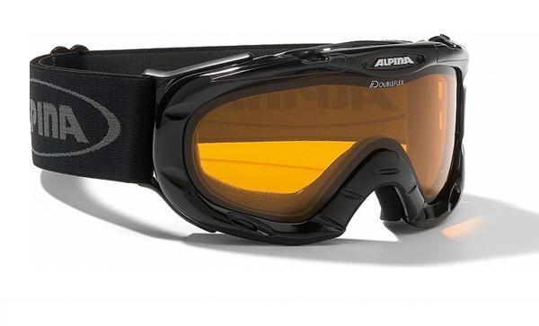 Alpina Jamp 12/13 black transparent dětské lyžařské brýle - black transparent