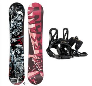 Beany Hell snowboard + Beany Kido dětské vázání - 115 cm + EU (EU 25-31)