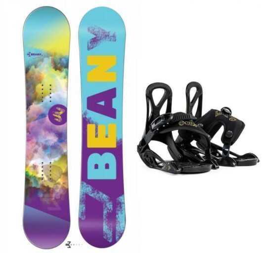 Beany Meadow dívčí snowboard + Beany Kido dětské vázání - 120 cm + EU (EU 25-31)
