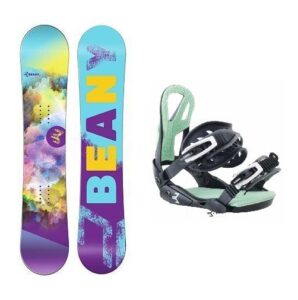 Beany Meadow dívčí snowboard + vázání Beany Teen - 125 cm
