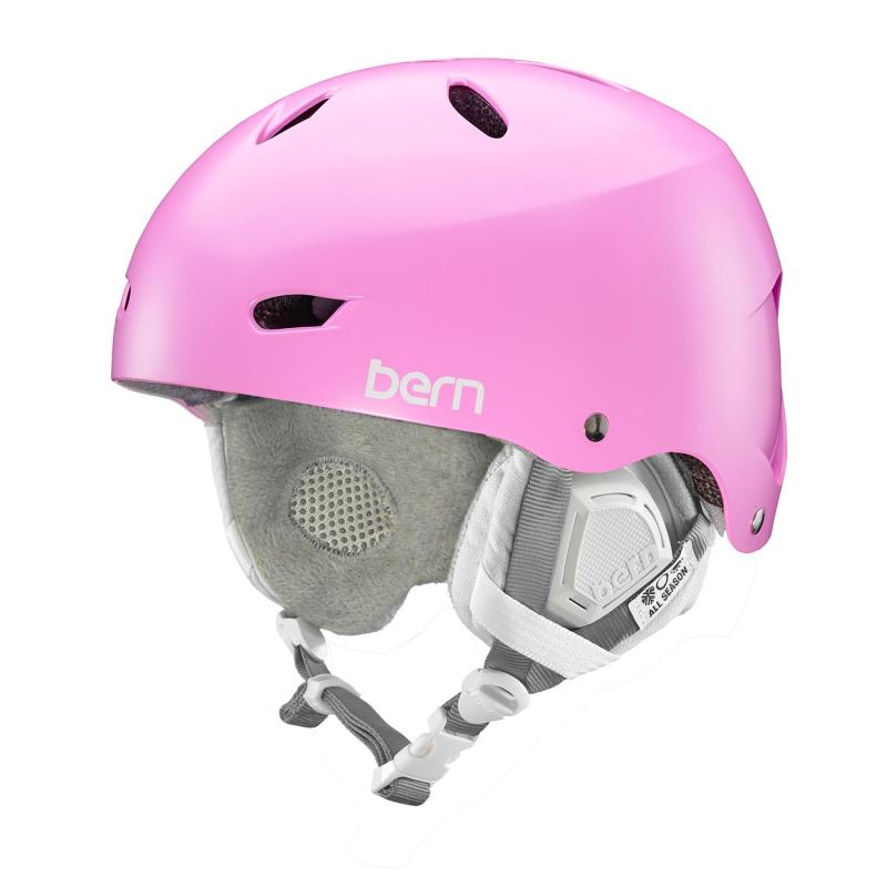 Bern Brighton satin hot pink - XS/S (obvod hlavy 52-55