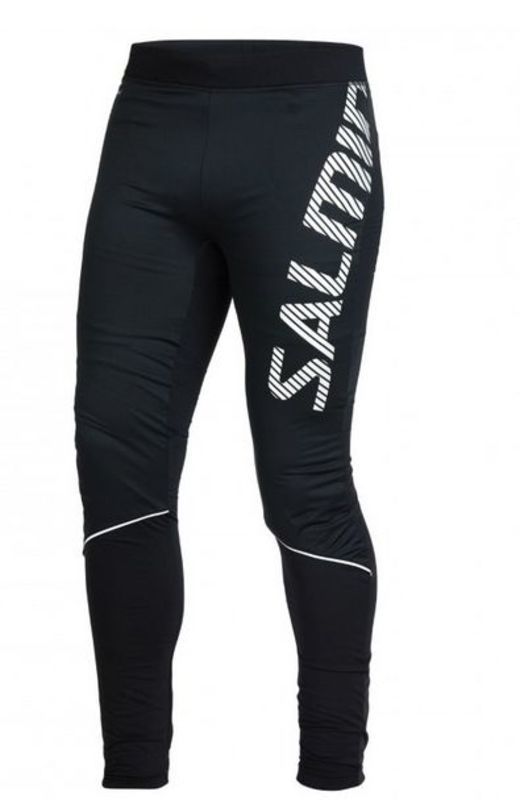 Běžecké kalhoty Salming Thermal Wind Tights Men Black