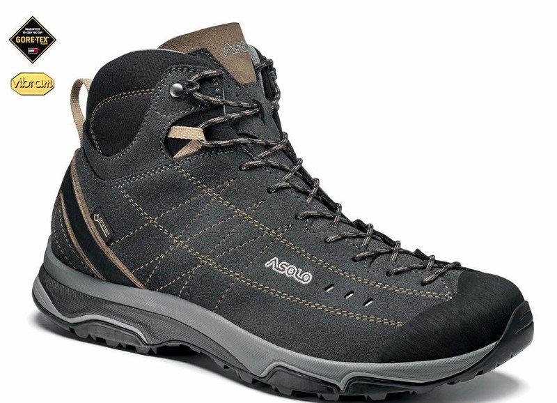 Boty ASOLO Nucleon Mid GV MM graphite brown A921