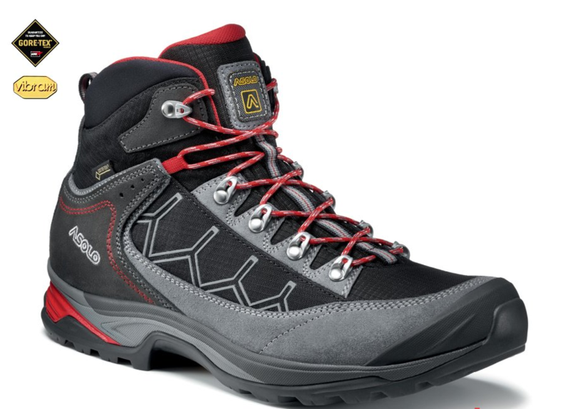 Boty Asolo Falcon GV MM grey/black/A640