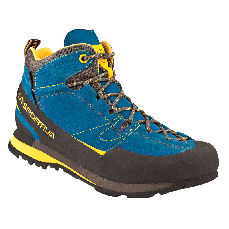 Boty La Sportiva Boulder X Mid GTX blue/yellow