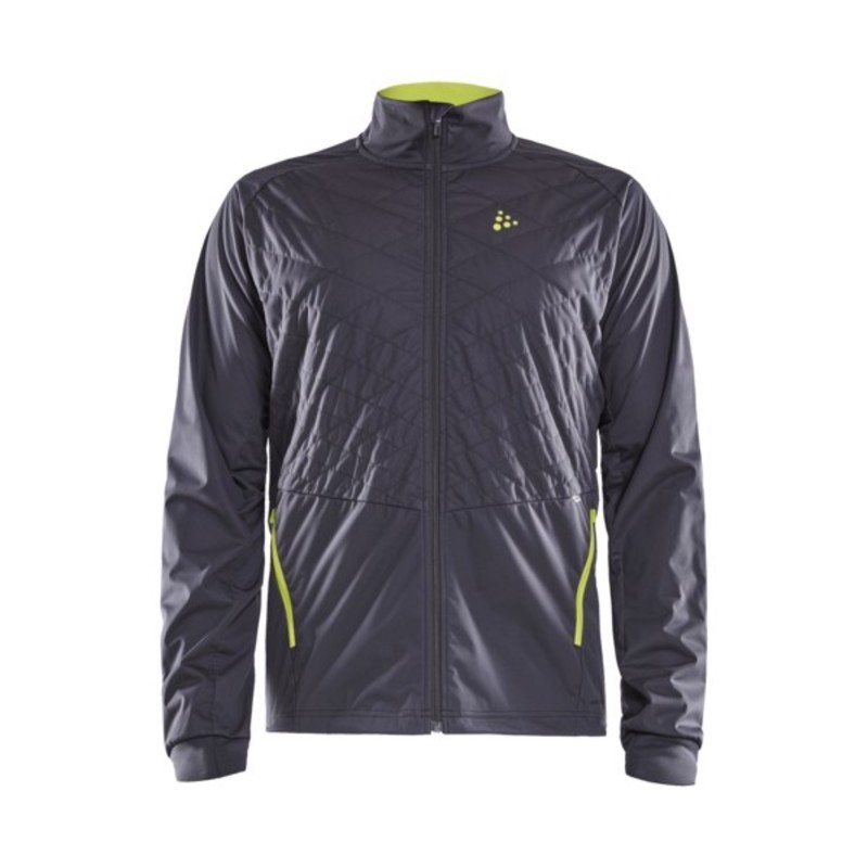 Bunda CRAFT Storm Balance 1908245-995618 šedá se žlutou