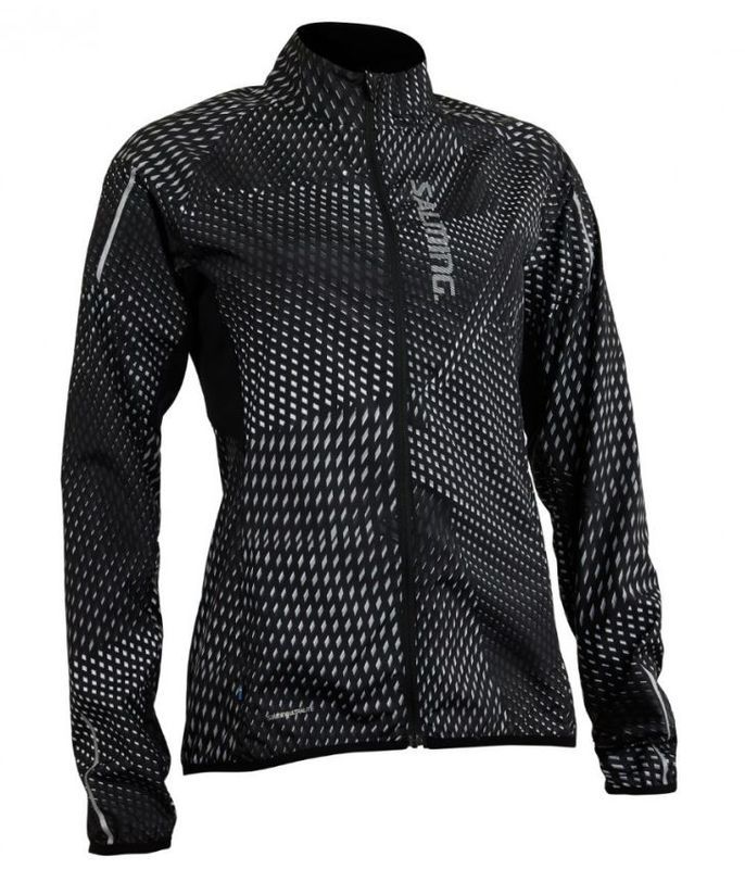 Bunda Salming Ultralite Jacket 3.0 Women Black AOP