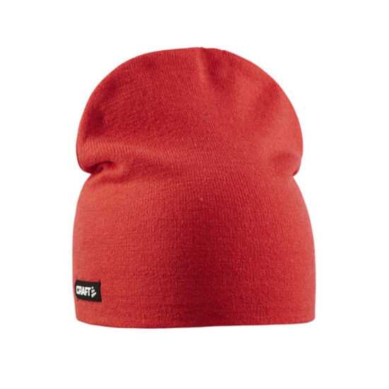 Čepice CRAFT Solid Knit 1905546-566000 - oranžová