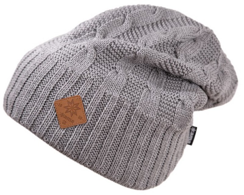 Čepice Kama A107 109 světle šedá