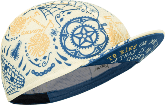 Čepice cyklistická Silvini Cameri UA1816 yellow/white