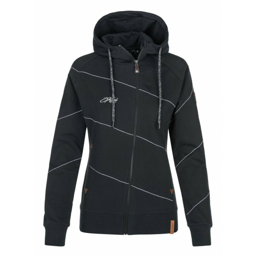 Dámská bavlněná mikina Kilpi KAMILA-W černá