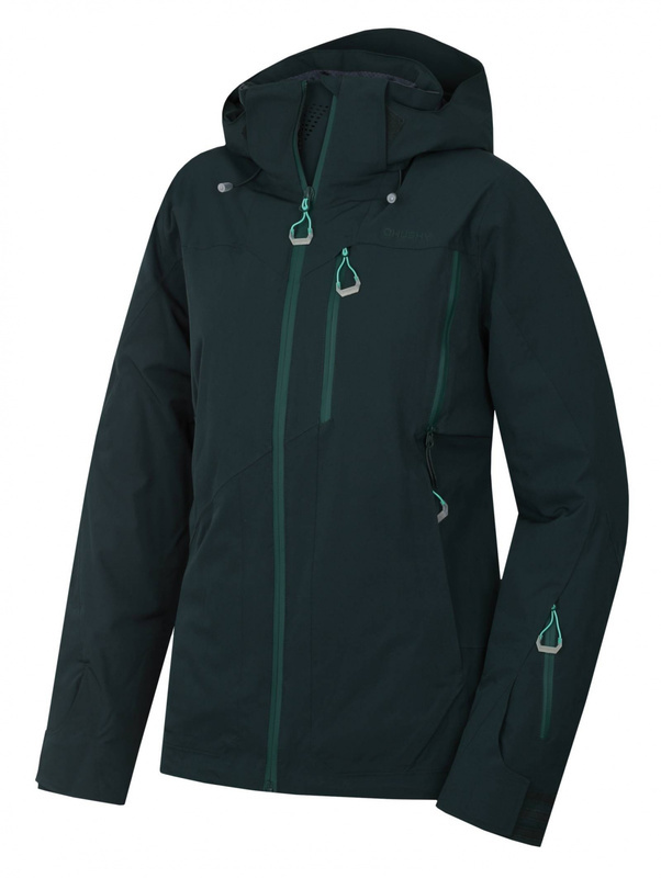 Dámská hardshell plněná bunda Husky Montry L tm.zelená