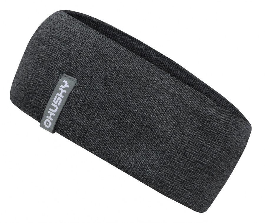 Dámská merino čelenka Merband 2 šedý melír