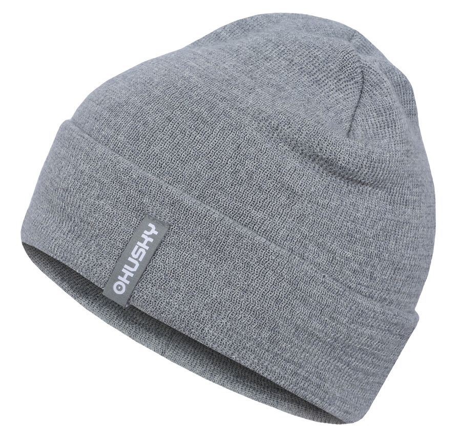 Dámská merino čepice Husky Merhat 4 šedý melír