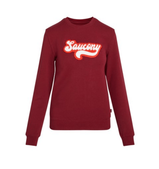 Dámská mikina Saucony Zinfandel červená