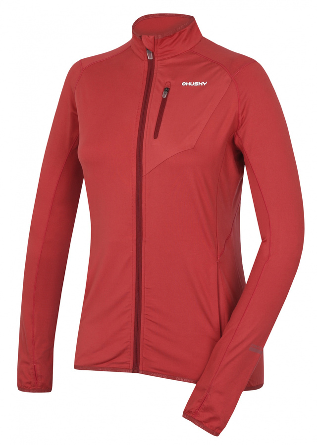 Dámská mikina na zip Husky Tarp zip L tm. vínová