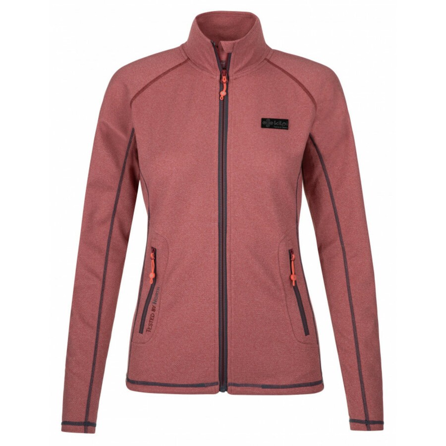 Dámská outdoorová mikina Kilpi TAUER-W tmavě červená