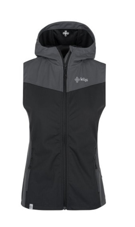 Dámská softshellová vesta Kilpi CORTINA-W černá