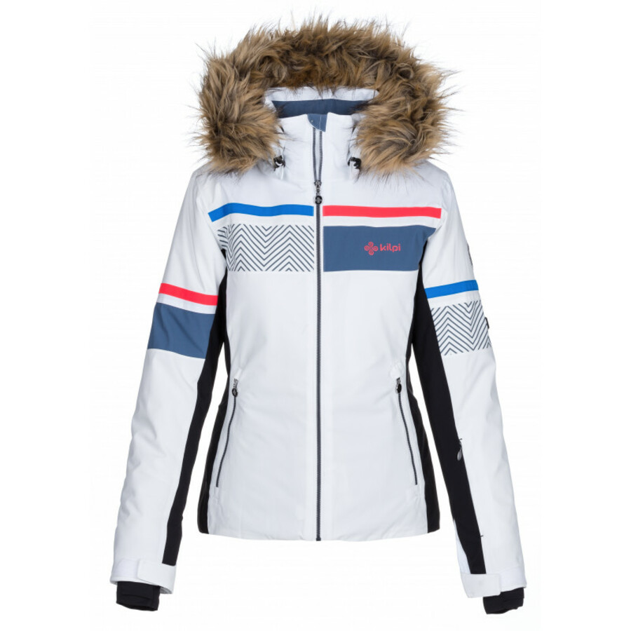 Dámská vyhřívaná lyžařská bunda Kilpi ANIELA-W bílá