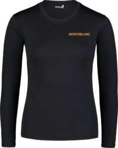 Dámské fitness tričko Nordblanc Clash černá NBSLF7448_CRN