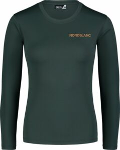 Dámské fitness tričko Nordblanc Clash zelené NBSLF7448_TZE