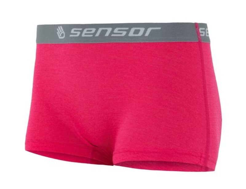 Dámské kalhotky Sensor Merino Active s nohavičkou magenta 18100013