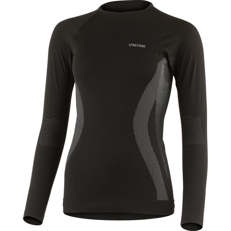 Dámské merino triko Lasting MAXA 9080 černé