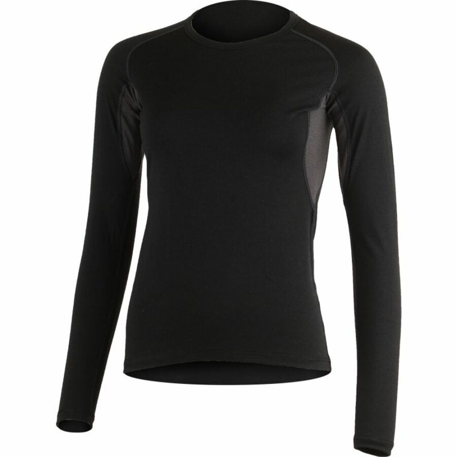 Dámské merino triko dl.rukáv Lasting LOLITA-9058 černé