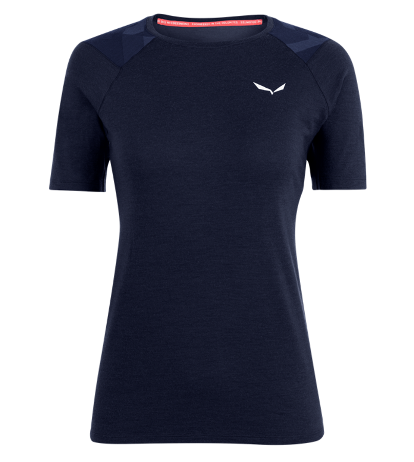 Dámské termo tričko Salewa Cristallo warm merino responsive navy blazer 28208-3960