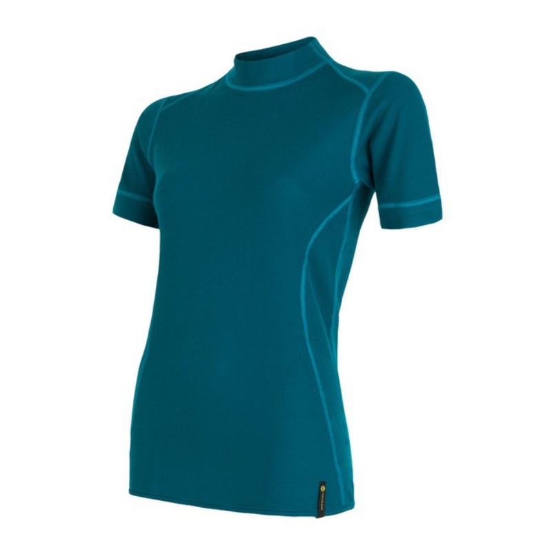 Dámské triko Sensor Double Face kr.rukáv safír 16200053