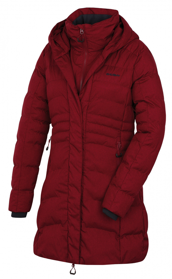 Dámský hardshell kabát Husky Normy L vínová