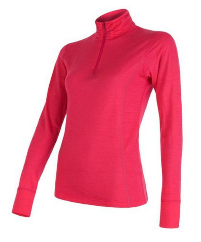 Dámský rolák Sensor MERINO WOOL ACTIVE magenta 16200121
