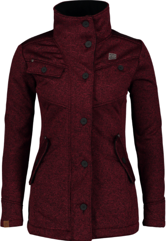 Dámský svetrový softshellový kabát NORDBLANC Due NBWSL6599_ZPV