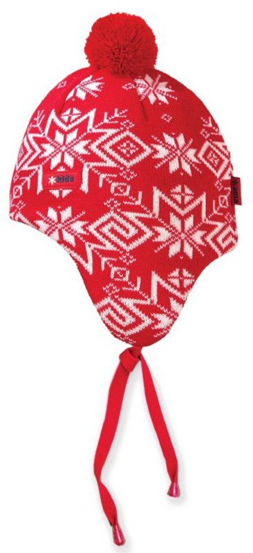 Dětská pletená čepice Kama BW18 - Windstopper 104 červená