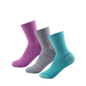 Dětské ponožky Devold Daily Medium Kid Sock 3Pk Girl Mix SC 593 023 A 370A