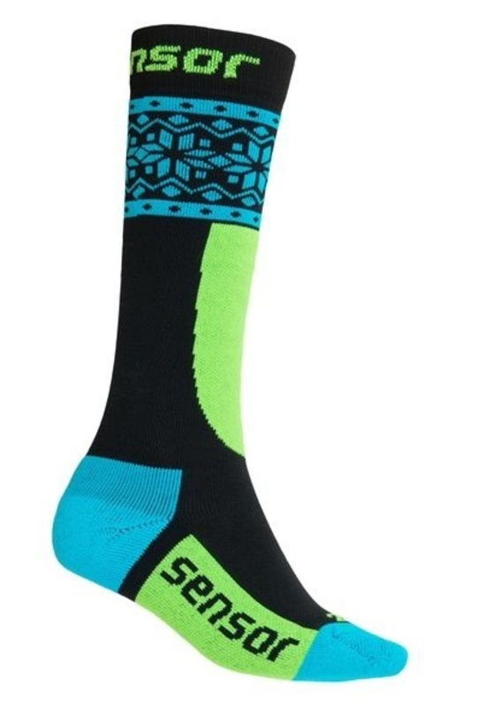 Dětské ponožky Sensor THERMOSNOW NORWAY černá/modrá 18200064