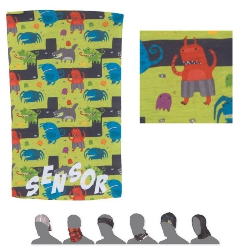 Dětský multifunkční šátek Sensor Thermo Monster