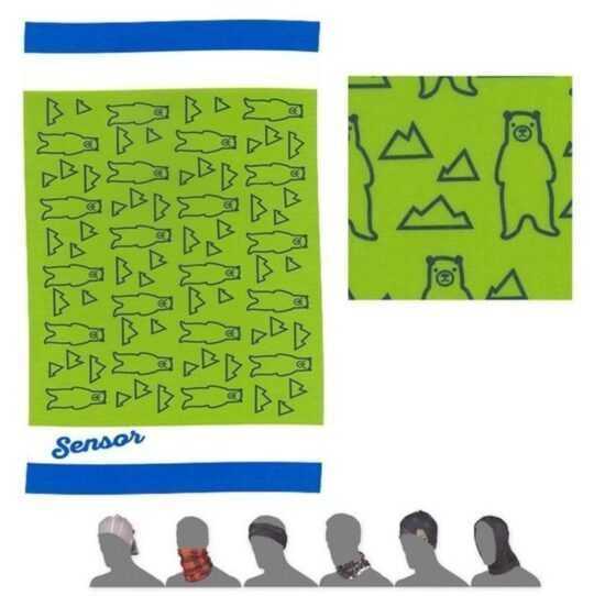 Dětský multifunkční šátek Sensor Tube Bears