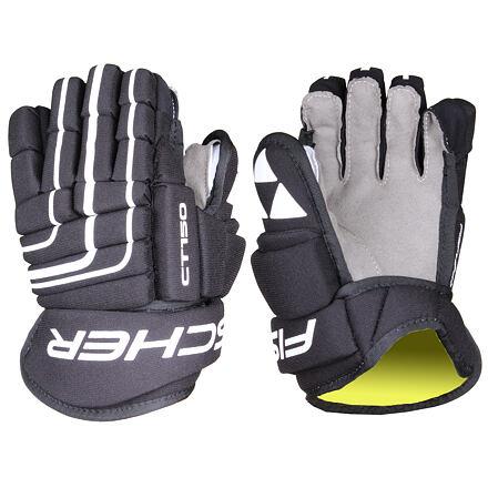 Fischer CT150 SR hokejové rukavice černá-bílá - 13