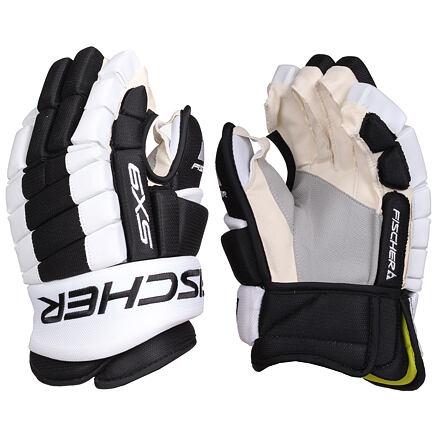 Fischer SX9 SR hokejové rukavice černá-bílá - 13