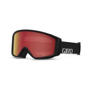 Giro Index 2.0 - Black Wordmark Amber Scarlet - černé/červené skla