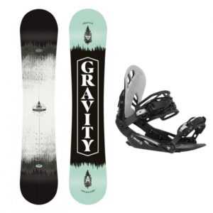 Gravity Adventure 20/21 snowboard + Gravity G1 black/light grey vázání + nářadí zdarma - 154 cm + M (EU 39