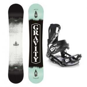 Gravity Adventure 20/21 snowboard + Raven Fastec FT 270 black vázání - 154 cm + L (EU 42-44)