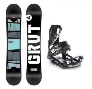 Gravity Contra 20/21 snowboard + Raven Fastec FT 270 black vázání - 155 cm + L (EU 42-44)