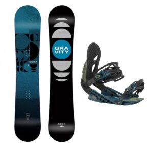 Gravity Cosa 21/22 pánský snowboard + Gravity G2 black/blue/olive vázání + nářadí zdarma - 151 cm + M (EU 39
