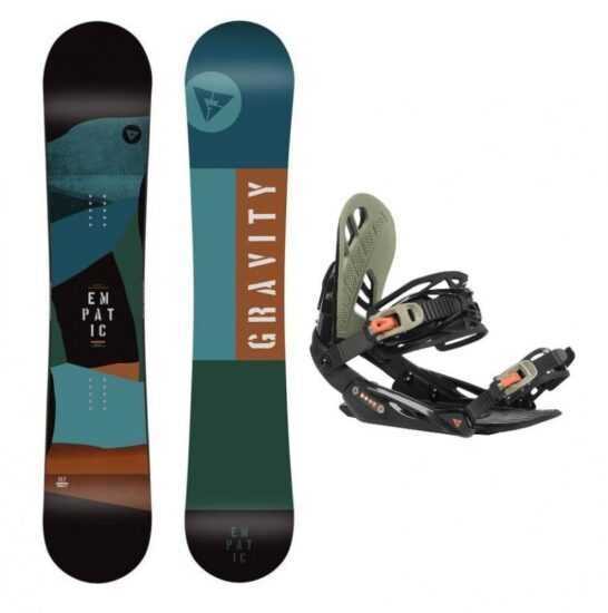Gravity Empatic 21/22 snowboard + Gravity G1 black/chilli/pepper vázání - 148 cm + M (EU 39
