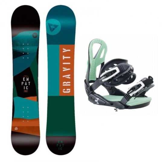 Gravity Empatic Jr 19/20 dětský snowboard + Beany Teen vázání - 130 cm