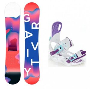 Gravity Fairy 19/20 dětský snowboard + Raven Starlet White vázání - 130 cm + S (EU 35-39)