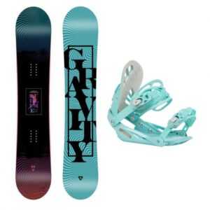 Gravity Sublime 21/22 dámský snowboard + Gravity G1 Lady mint 20/21 vázání - 148 cm + M (EU 38-42)