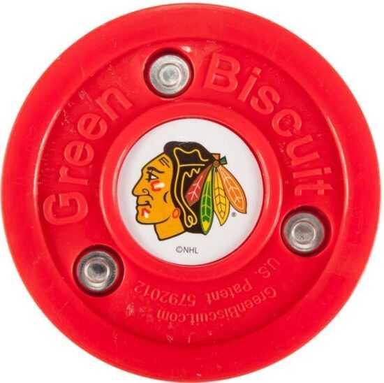 Green Biscuit Puk NHL Chicago Blackhawks Red - Chicago Blackhawks